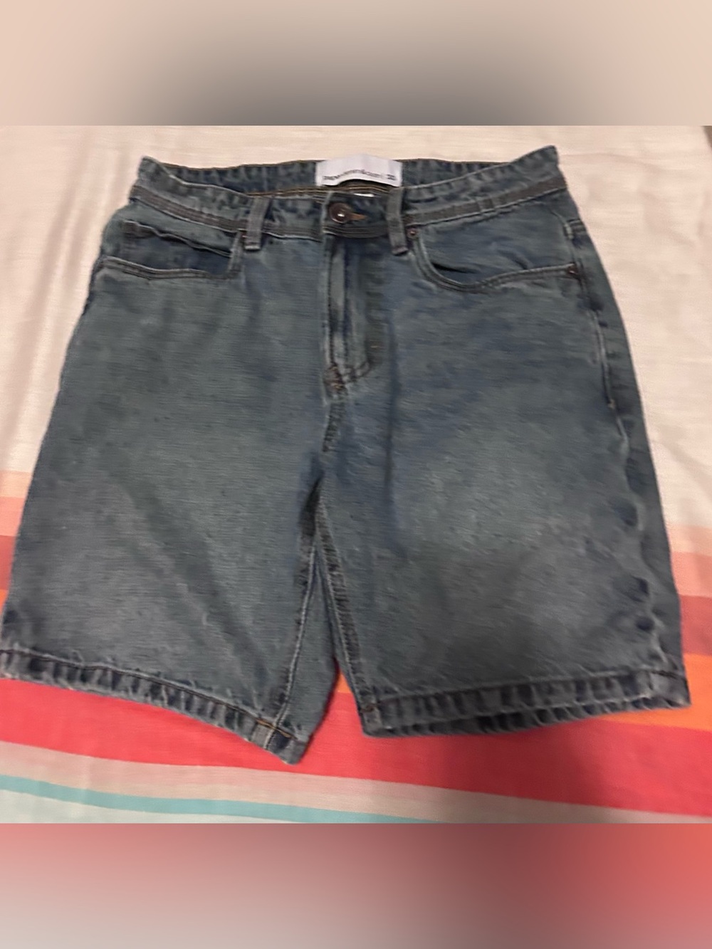 Paper Denim & Cloth Light Blue Men's Jean Shorts